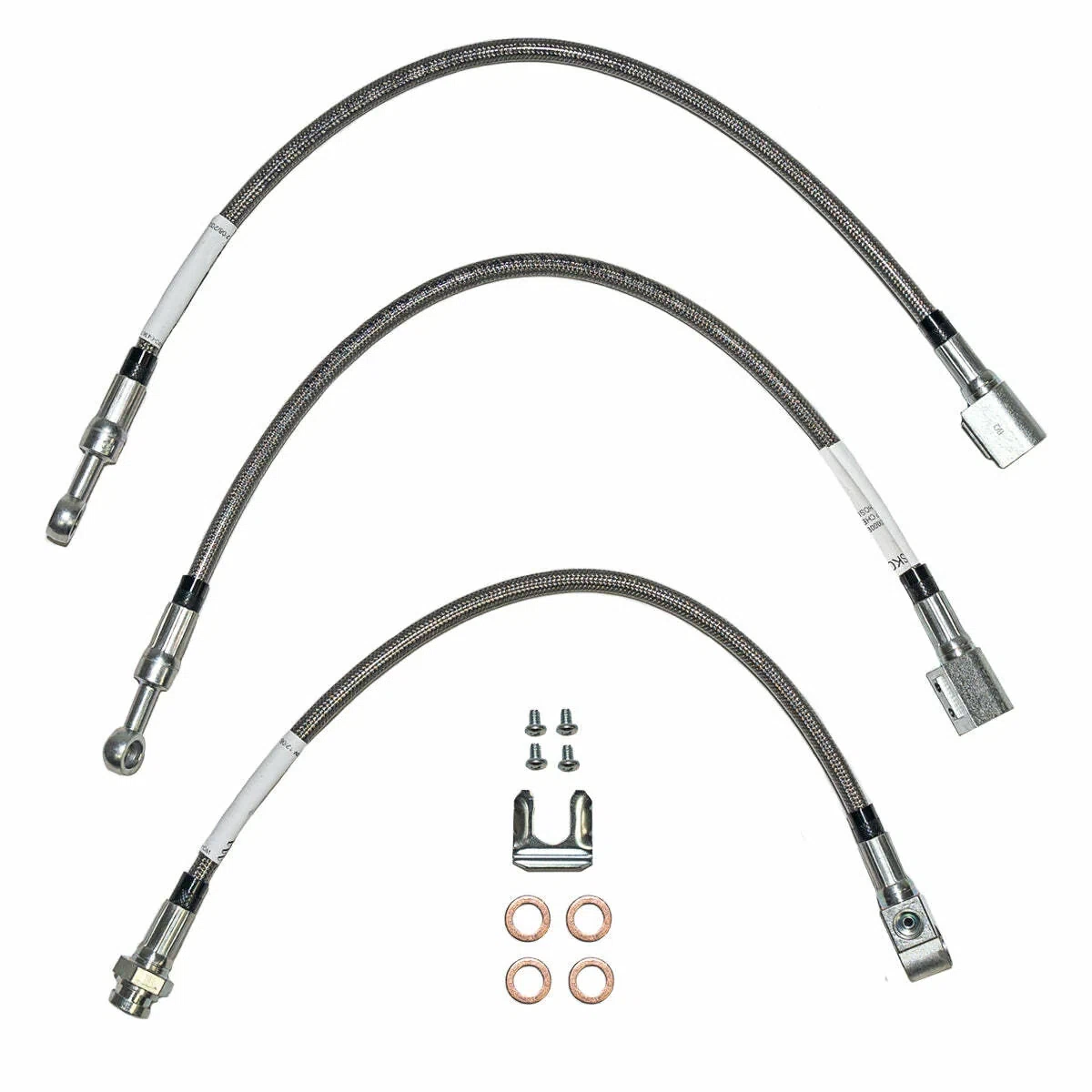 Complete Brake Hose Kit For 1992-2001 Jeep Cherokee XJ 4WD Stainless HSK0060SS